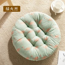 원형 의자 중국스타일 박형 방귀 부드러운 라텍스방석, C12-그린플라밍고, T03-50X50cm소프트 매우 두꺼운