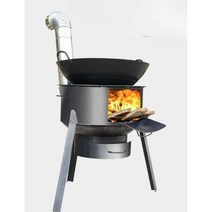 화로 장작 드럼통 화덕 화롯대 대형 펜션 마당 바베큐, 두꺼운 모델 63cm+2.7두께+3 스토브 링