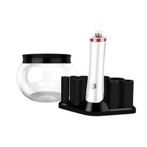 자동 회전 메이크업 브러쉬 세척기 클리너, 화이트, 1개