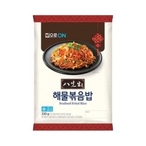 집으로ON 핵맛탱 집으로ON 팔선생 해물볶음밥 230g 자취 혼밥 부모님 식사 아이들 어른 간식 도시락, 1set