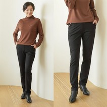 쉬즈마담 P91546 포켓 투테이핑 일자면팬츠 엄마옷