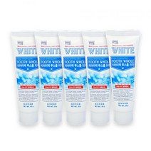 투스홀 미백치약 50g 5개세트 치아미백