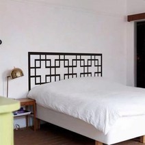 침대헤드보드 호텔 제작 쿠션 패브릭 가죽 커버프레임 커버 셀프 현대 헤드 보드 벽 데칼 마스터 커플 침실 비닐 아트 이동식 장식 아이디어 4 크기, 사용자 정의 색상, 52x135cm