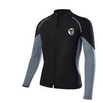 웻슈트 네오프렌 잠수복 2MM 여성 남성 다이빙 자켓 긴 소매 스노클링 코트 서핑 겨울 낚, 2MM+XXL