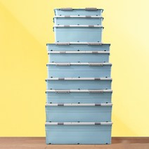 노틈 침대밑수납장 옷정리함 언더베드 리빙박스, 110L, 블루, 1개