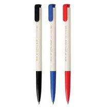 자바펜 e-오피스 볼펜 0.7 mm, 적색, 48개