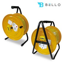 작업용 캠핑용 리드선 전선릴 연장선 전기릴선 1.5SQ 30호 50호 100호, 30호(약25m)(하프프레임/오픈핸들형), 일반접지형, 1개