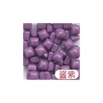 공예 모자이크 재료 취미 80g/2.82oz(약 240pcs) 옥 타일 0.58cm 광장 DIY 예술 혼합 색상 돌 대량, 80g 0.58-0.58-0.4cm, Deep Purple