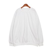 티데일리 남녀공용 포근한 오버핏 기모 맨투맨 빅사이즈 무지 특양면 티셔츠