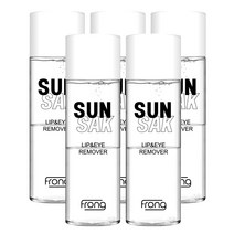 프롱 순삭 립 앤 아이 메이크업 리무버 100ml, 5개