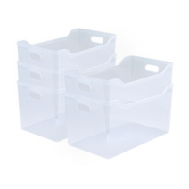 실리쿡 하프 트레이 5p, 투명, 4세트