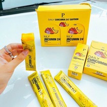 데일리 커큐민 에센스 247 사프란 심황 강황 바나나맛 비타민C 젤리 25ml x 7개, 6개