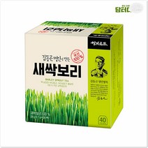 새싹 보리차 40 티백 물대 용차 식음 대용차 운동할때 마시기, 새싹보리차 40티백 / 물대용차