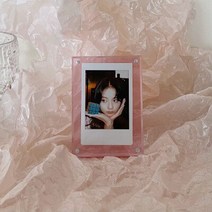 포카홀더 Sharkbang-3 인치 아크릴 사진 프레임 74mm x 104mm 투명 카드 디스플레이 마그네틱 데스크탑 장식 홀더 가정 용품, 07 Pink
