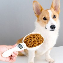 아기강아지 고양이 2개월 사료조절 계량 스푼저울 사료스푼.베이비글