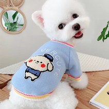 PIPIMONG 피피몽 반려견 고양이 몽포에버큐트 가을 겨울 야구잠바, 블루
