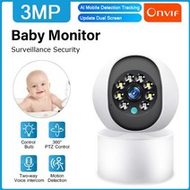 열화상카메라 열감지기 열감지카메라 3MP 5MP 와이파이 PTZ 카메라 360 홈 보안 자동 추적 사람 감지 양방향 오디오 무선 IP 카메라 베이비 모니터, 3MP Camera