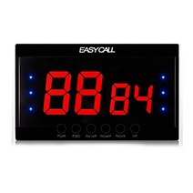 이지콜 호출벨 + 수신기 세트 (번호표 공짜) 레드, 16) EY-2002 모니터 + 호출벨 레드 21개