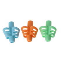 학습 연습 실리콘 펜 3pcs 두 손가락 그립 아기 연필 홀더 쓰기 도구 쓰기 배우기