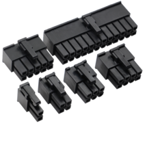 10 개/몫 5557-R 5557 4.2mm 검정색 자동차 배선 하네스 커넥터 남성 2 - 24 핀 PC/컴퓨터 그래픽 카드 PCI, 02 2x2Pin