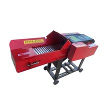 볏짚 건초 절단기 농사 소 축사 파쇄기 풀 옥수수줄기, 6개의 칼 3.2톤 + 4.5KW -220V