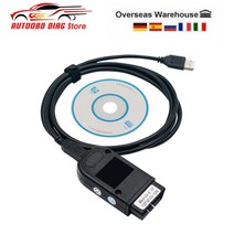 VAG COM 스캐너용 HEX V2 V22.10 HEX-V2 USB 인터페이스 무제한 V ATMEGA162 VAGCOM 자동차 진단 케이블, 12 Romanian