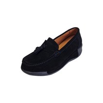 피카소 여성용 발편한 스웨이드 소가죽 키높이 통굽 모카 슬립온 로퍼