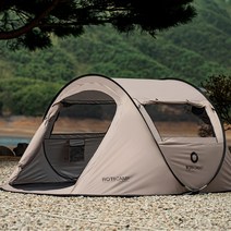 로티캠프 네이처 팝업 원터치 텐트 2인용 그늘막 텐트, 탄, 탄, 탄