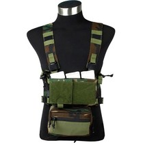 [TMC] Modular Lightweight Chest Rig(WL) 티엠씨 모듈러 라이트 웨이트 체스트 리그 로우 프로파일 우드랜드