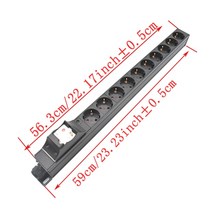IOT 스마트 홈 스위치 40A PDU 전원 스트립 무선 원격 제어 고전력 단상 220V 소스 지능형 컨트롤러 EU 소켓, 10AC SOCKET, 09 10AC SOCKET