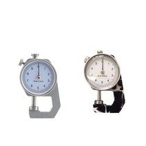 GHSHOP 2p 0.1mm 포켓 두께 캘리퍼 측정 게이지 0-10mm 검정, 3.94x3.54x1.18inch, 스테인레스 스틸, 블랙 화이트