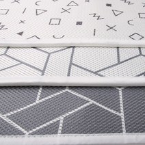 코지매트 3D 매쉬 큐브 시리즈 디자인 쿨매트 토퍼 패드, 쇼파용 PU-1908(화이트색상)퓨어