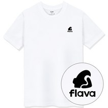 FLAVA 베이직 로고 반팔 티셔츠