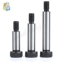 M5 M6 M8 M10 직경 = 6 8 10 12mm 등급 12.9 강철 육각 육각 소켓 캡 헤드 숄더 롤러 베어링 나사 볼트 고, 04 30mm, 01 M10 shoulder dia12mm