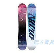 스노우보드데크 스노보드 스노우보드 세트 바인딩 스팟 23 새로운 니트로 스키 Nidro 만능 성인 베니어 남성과 여성 레인보우 옵티심 파크 플랫 플라워, 렉트라, 142cm