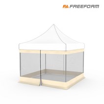 프리폼 캐노피천막 3X3 풀세트 야외 실내 행사용 텐트 포장마차 테라스 바람막이 그늘막 옥상, B일체풀 3X3 딥그린, 1개