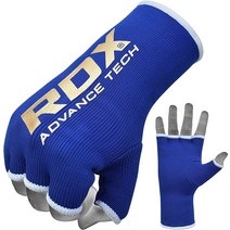 정규품 RDX 권투 이너 핸드랩 주먹 보호 밴디지 (블루 Medium)