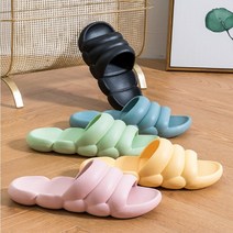 동글 구름 말랑말랑 두툼한 왕발 에어 쿠션 뚱카롱 마카롱 키높이 통굽 임산부 평발 3중 여행용 휴가 캠핑 바캉스 야외 룩 슈즈 빅 사이즈 블랙 핑크 옐로우 환자용 어르신 요양원