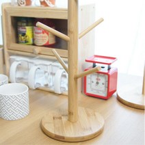 대나무제작 조립 만들기 주방 인테리어 머그 물컵걸이 겸 홀더 DIY 머그컵걸이 컵수납
