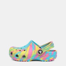 크록스 키즈 클래식 마블 클로그 디지털아쿠아멀티 207464-4SM_NC