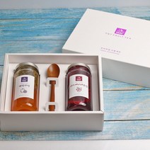 프리미엄 수제청 선물세트 (350gx2) 착즙 무첨가 과일청 [티앤티] 자몽청 블루베리청 레드베리청 석류청 패션후르츠청 생강청 배도라지대추청 온데이커피, 블루베리레몬청, 블루베리레몬청