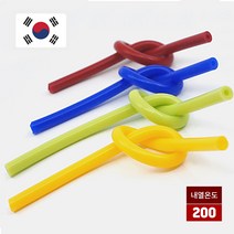 국내생산 실리콘 진공 호스 10mmx18mm (1M) 무독성 내열온도 200도, 옐로우, 1개