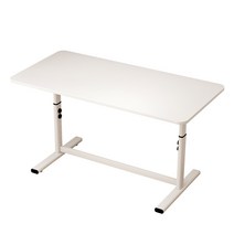 높이조절 서서일하는 스탠딩 책상 학교 회사 졸음방지, 화이트 80X120