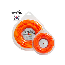 국산 예초기 끈 2.7mm x 30M 사각날 예초기날 나일론줄
