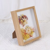 납골당액자 추모 영정사진 미니 수목장 장식 비석 말린 꽃용 다목적 딥 3D 프레임 나무 사진 북유럽 그림자 상자 표본 홀더 벽 3cm 깊이, 7.Original - 8inch 20x20cm