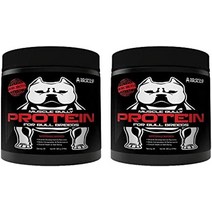 개를 위한 근육 불량 단백질 보충제 - 근육 성장 회복 및 크기를 지원합니다. 황소 품종(핏불 아메리칸 불리 불독)용으로 제조(60인분), 120인분