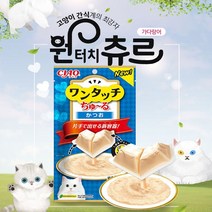 챠오츄르 원터치츄르 가다랑어 13g x 4p, 4개