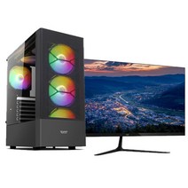 야인컴퓨터 게이밍 조립PC 롤 배틀그라운드 오버워치 피파4 로스트아크 디아블로 사무용PC 컴퓨터, Y고사양PC세트3번