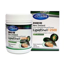 HEALTHFARM GREENSHELL MUSSEL LIPIDSHELL 헬스팜 프리미엄 뉴질랜드 초록입홍합 12500mg 180정