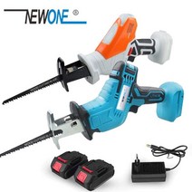 무선 전동톱 미니 전동 컷소 컷쏘 NEWONE 18V 왕복 톱 마끼다 충전식 충전 용 휴대용 교체 금속 목재 절단 기계 도구, 옵션01 해외배송, 옵션06 주황색